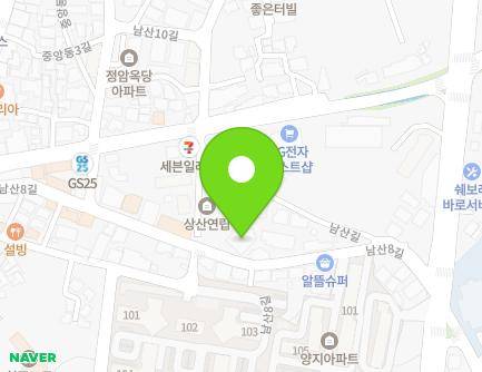 25 Namsan 8-gil, Jincheon-eup, Jincheon-gun, Chungcheongbuk-do, Republic of Korea Map