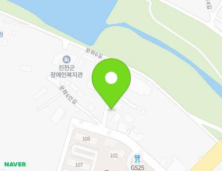 11-1 Munhwa 6an-gil, Jincheon-eup, Jincheon-gun, Chungcheongbuk-do, Republic of Korea Map