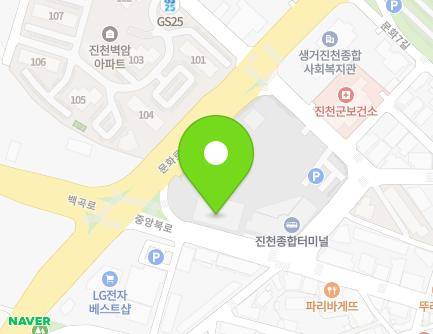 9 Jungangbuk-ro, Jincheon-eup, Jincheon-gun, Chungcheongbuk-do, Republic of Korea Map