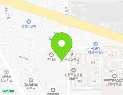 19 Daechon 1-gil, Jincheon-eup, Jincheon-gun, Chungcheongbuk-do, Republic of Korea Map