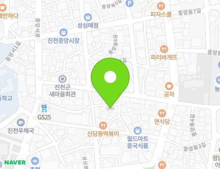 14-6 Jungangbuk 4-gil, Jincheon-eup, Jincheon-gun, Chungcheongbuk-do, Republic of Korea Map