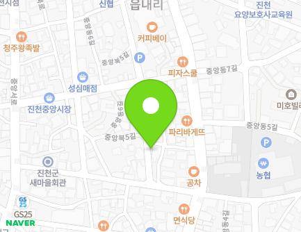 25 Jungangbuk 5-gil, Jincheon-eup, Jincheon-gun, Chungcheongbuk-do, Republic of Korea Map