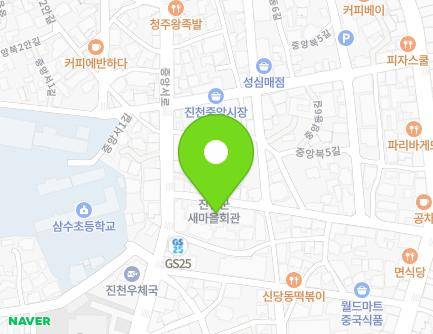 6 Jungangseo 2-gil, Jincheon-eup, Jincheon-gun, Chungcheongbuk-do, Republic of Korea Map