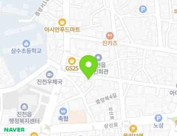 19 Jungangdong 2-gil, Jincheon-eup, Jincheon-gun, Chungcheongbuk-do, Republic of Korea 19 Jungangdong 2-gil, Jincheon-eup, Jincheon-gun, Chungcheongbuk-do, Republic of Korea Map