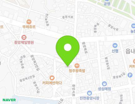 24 Jungangbuk 2-gil, Jincheon-eup, Jincheon-gun, Chungcheongbuk-do, Republic of Korea Map