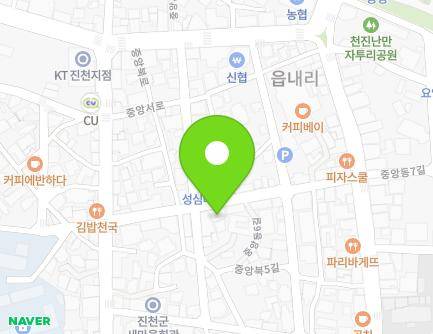 15-1 Jungangdong 6-gil, Jincheon-eup, Jincheon-gun, Chungcheongbuk-do, Republic of Korea Map