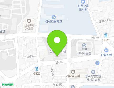 27 Namsan-gil, Jincheon-eup, Jincheon-gun, Chungcheongbuk-do, Republic of Korea Map