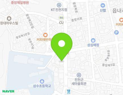 34 Jungangseo-ro, Jincheon-eup, Jincheon-gun, Chungcheongbuk-do, Republic of Korea Map