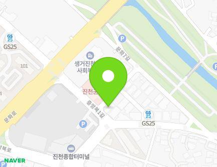 11-4 Jungangbuk 1-gil, Jincheon-eup, Jincheon-gun, Chungcheongbuk-do, Republic of Korea Map