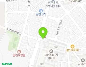 4 Suyeong-ro 210beon-gil, Sangdang-gu, Cheongju-si, Chungcheongbuk-do, Republic of Korea 4 Suyeong-ro 210beon-gil, Sangdang-gu, Cheongju-si, Chungcheongbuk-do, Republic of Korea Map
