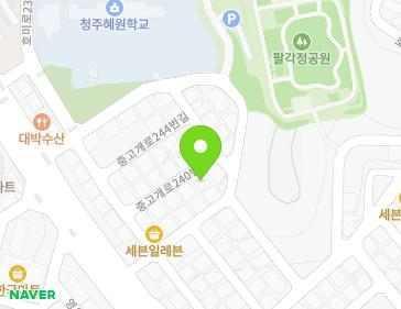 16 Junggogae-ro 240beon-gil, Sangdang-gu, Cheongju-si, Chungcheongbuk-do, Republic of Korea 16 Junggogae-ro 240beon-gil, Sangdang-gu, Cheongju-si, Chungcheongbuk-do, Republic of Korea Map