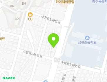 4-8 Suyeong-ro 245beon-gil, Sangdang-gu, Cheongju-si, Chungcheongbuk-do, Republic of Korea 4-8 Suyeong-ro 245beon-gil, Sangdang-gu, Cheongju-si, Chungcheongbuk-do, Republic of Korea Map