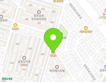 39 Yeonguncheon-ro 127beon-gil, Sangdang-gu, Cheongju-si, Chungcheongbuk-do, Republic of Korea Map
