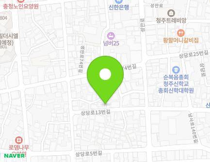 46 Sangdang-ro 13beon-gil, Sangdang-gu, Cheongju-si, Chungcheongbuk-do, Republic of Korea Map