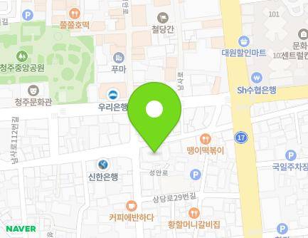 59 Seongan-ro, Sangdang-gu, Cheongju-si, Chungcheongbuk-do, Republic of Korea Map