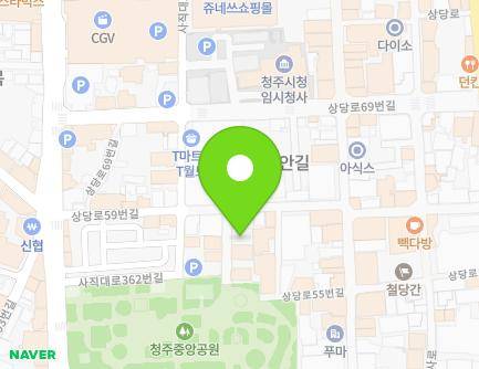 45-1 Sangdang-ro 59beon-gil, Sangdang-gu, Cheongju-si, Chungcheongbuk-do, Republic of Korea Map