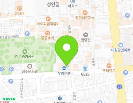 52 Seongan-ro, Sangdang-gu, Cheongju-si, Chungcheongbuk-do, Republic of Korea Map