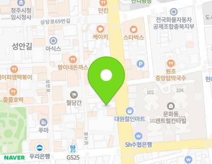 51 Sangdang-ro, Sangdang-gu, Cheongju-si, Chungcheongbuk-do, Republic of Korea Map