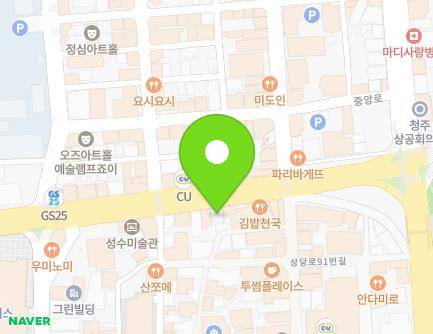 368 Sajik-daero, Sangdang-gu, Cheongju-si, Chungcheongbuk-do, Republic of Korea Map