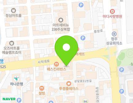 372 Sajik-daero, Sangdang-gu, Cheongju-si, Chungcheongbuk-do, Republic of Korea Map