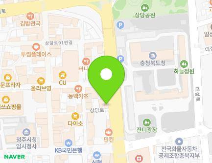 77-2 Sangdang-ro, Sangdang-gu, Cheongju-si, Chungcheongbuk-do, Republic of Korea Map