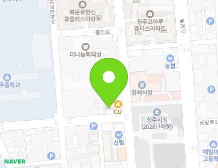 6 Jungang-ro 61beon-gil, Sangdang-gu, Cheongju-si, Chungcheongbuk-do, Republic of Korea Map