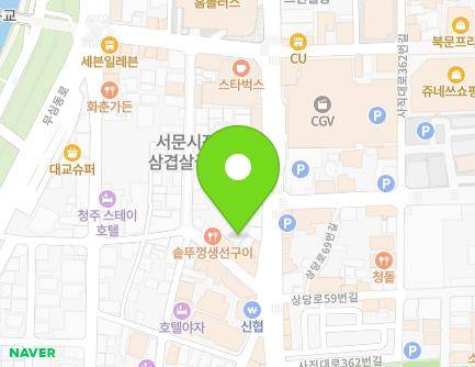 37-1 Musimdong-ro 372beon-gil, Sangdang-gu, Cheongju-si, Chungcheongbuk-do, Republic of Korea Map