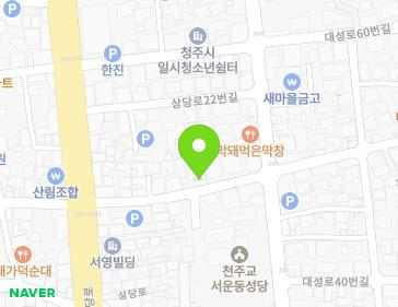 19 Sangdang-ro 14beon-gil, Sangdang-gu, Cheongju-si, Chungcheongbuk-do, Republic of Korea 19 Sangdang-ro 14beon-gil, Sangdang-gu, Cheongju-si, Chungcheongbuk-do, Republic of Korea Map