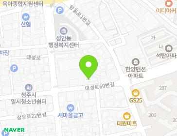 17-1 Daeseong-ro 60beon-gil, Sangdang-gu, Cheongju-si, Chungcheongbuk-do, Republic of Korea 17-1 Daeseong-ro 60beon-gil, Sangdang-gu, Cheongju-si, Chungcheongbuk-do, Republic of Korea Map