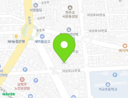10-5 Daeseong-ro 21beon-gil, Sangdang-gu, Cheongju-si, Chungcheongbuk-do, Republic of Korea Map