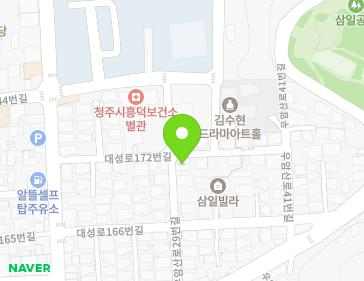 26 Daeseong-ro 172beon-gil, Sangdang-gu, Cheongju-si, Chungcheongbuk-do, Republic of Korea 26 Daeseong-ro 172beon-gil, Sangdang-gu, Cheongju-si, Chungcheongbuk-do, Republic of Korea Map