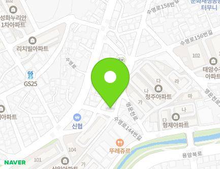 13-1 Suyeong-ro 144beon-gil, Sangdang-gu, Cheongju-si, Chungcheongbuk-do, Republic of Korea Map