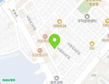 8 Nakyeong-ro 6beon-gil, Sangdang-gu, Cheongju-si, Chungcheongbuk-do, Republic of Korea 8 Nakyeong-ro 6beon-gil, Sangdang-gu, Cheongju-si, Chungcheongbuk-do, Republic of Korea Map