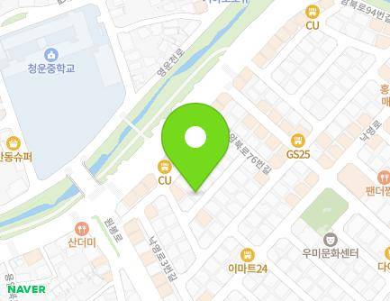 13-7 Yongambuk-ro 68beon-gil, Sangdang-gu, Cheongju-si, Chungcheongbuk-do, Republic of Korea Map