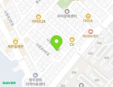 20 Nakyeong-ro 8beon-gil, Sangdang-gu, Cheongju-si, Chungcheongbuk-do, Republic of Korea 20 Nakyeong-ro 8beon-gil, Sangdang-gu, Cheongju-si, Chungcheongbuk-do, Republic of Korea Map