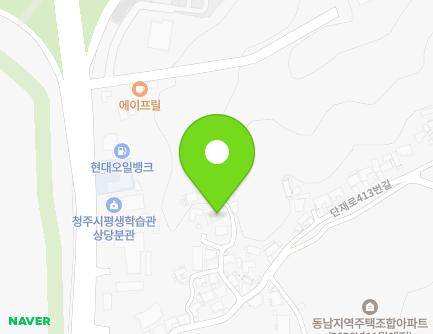 33-17 Danjae-ro 413beon-gil, Sangdang-gu, Cheongju-si, Chungcheongbuk-do, Republic of Korea Map