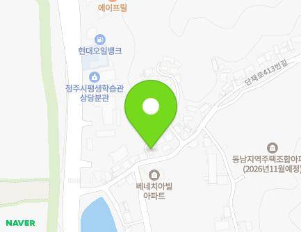 21-2 Danjae-ro 413beon-gil, Sangdang-gu, Cheongju-si, Chungcheongbuk-do, Republic of Korea Map