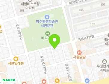 38 1sunhwan-ro 763beon-gil, Seowon-gu, Cheongju-si, Chungcheongbuk-do, Republic of Korea 38 1sunhwan-ro 763beon-gil, Seowon-gu, Cheongju-si, Chungcheongbuk-do, Republic of Korea Map