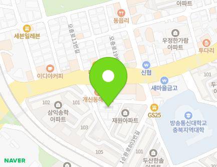 9-6 Mochung-ro 12beon-gil, Seowon-gu, Cheongju-si, Chungcheongbuk-do, Republic of Korea Map