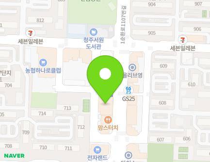 21 1sunhwan-ro 1107beon-gil, Seowon-gu, Cheongju-si, Chungcheongbuk-do, Republic of Korea Map