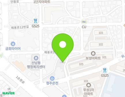 51-24 Antteum-ro 12beon-gil, Seowon-gu, Cheongju-si, Chungcheongbuk-do, Republic of Korea Map