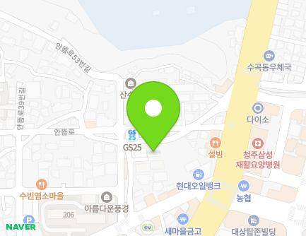 22-20 Cheongnam-ro 2005beon-gil, Seowon-gu, Cheongju-si, Chungcheongbuk-do, Republic of Korea Map