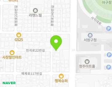40 Sajik-daero 185beon-gil, Seowon-gu, Cheongju-si, Chungcheongbuk-do, Republic of Korea 40 Sajik-daero 185beon-gil, Seowon-gu, Cheongju-si, Chungcheongbuk-do, Republic of Korea Map