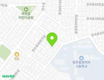 40-1 Cheonseok-ro 35beon-gil, Seowon-gu, Cheongju-si, Chungcheongbuk-do, Republic of Korea 40-1 Cheonseok-ro 35beon-gil, Seowon-gu, Cheongju-si, Chungcheongbuk-do, Republic of Korea Map