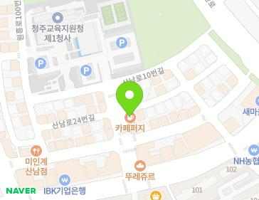 18-2 Sannam-ro 24beon-gil, Seowon-gu, Cheongju-si, Chungcheongbuk-do, Republic of Korea 18-2 Sannam-ro 24beon-gil, Seowon-gu, Cheongju-si, Chungcheongbuk-do, Republic of Korea Map