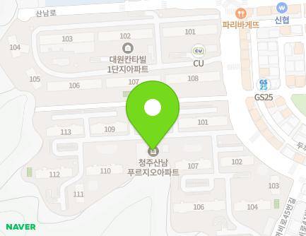53 Dukkeobi-ro, Seowon-gu, Cheongju-si, Chungcheongbuk-do, Republic of Korea Map