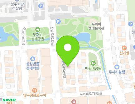 56-9 Dukkeobi-ro 94beon-gil, Seowon-gu, Cheongju-si, Chungcheongbuk-do, Republic of Korea Map