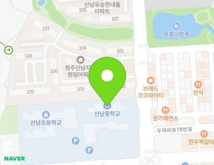 98 Sannam-ro, Seowon-gu, Cheongju-si, Chungcheongbuk-do, Republic of Korea