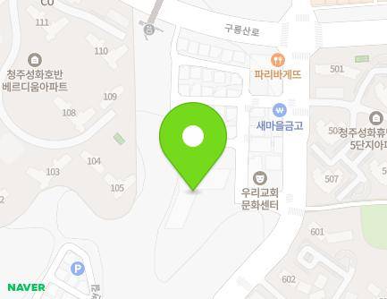 40 Guryongsan-ro 52beon-gil, Seowon-gu, Cheongju-si, Chungcheongbuk-do, Republic of Korea Map