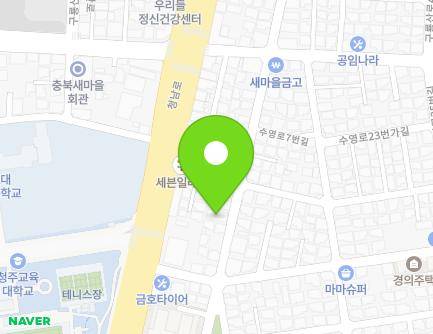 39 Suyeong-ro 7beon-gil, Seowon-gu, Cheongju-si, Chungcheongbuk-do, Republic of Korea Map